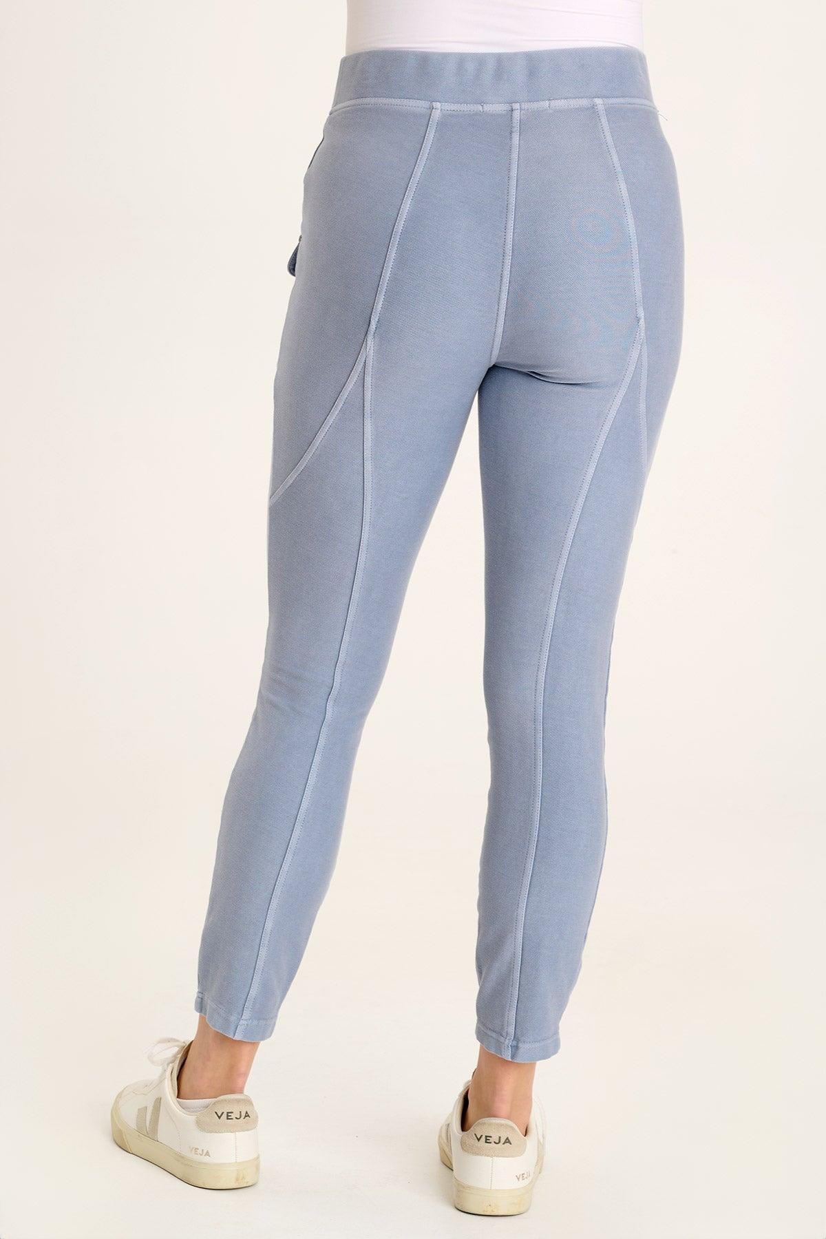 Caraf High-Waist Leggings for Women - Spry Blue Pigment - Yoga, Running, Gym & Everyday Wear