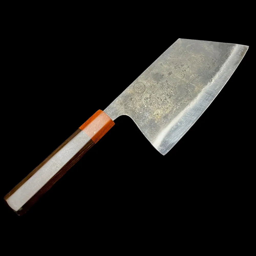 Dao Vua V3 52100 Carbon Steel 180mm Kiri Cleaver - High-Performance Japanese Kitchen Knife for Professional Chefs & Home Cooking - Perfect for Slicing, Dicing & Chopping Meat, Vegetables & Herbs