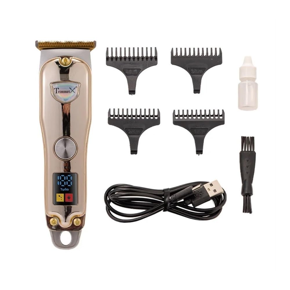 Professional Men's Electric Shaver & Hair Clipper Set - Barber Grade Precision Trimmer for Smooth Shaving & Grooming | Perfect for Home Use, Travel & Professional Barbershops (Human Skeleton Design)