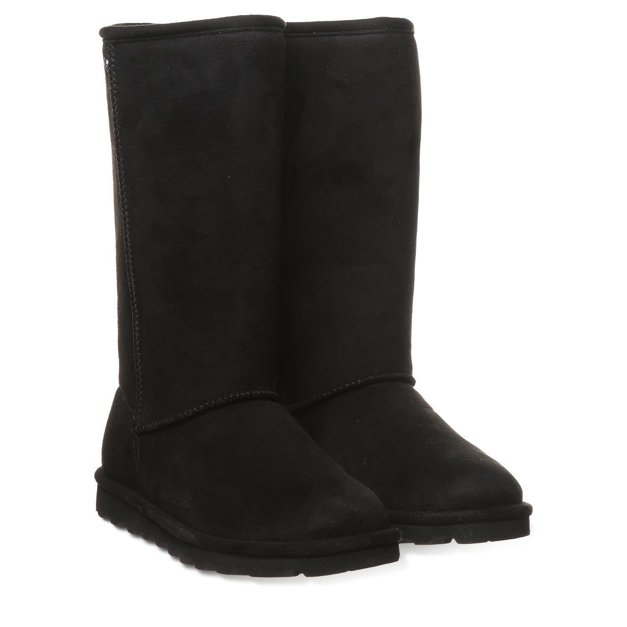 BEARPAW Women's Elle Tall Wide Winter Boots - Classic Suede Slip-On Comfort Boots for Women in Multiple Colors | Perfect for Cold Weather, Snow, and Casual Outings