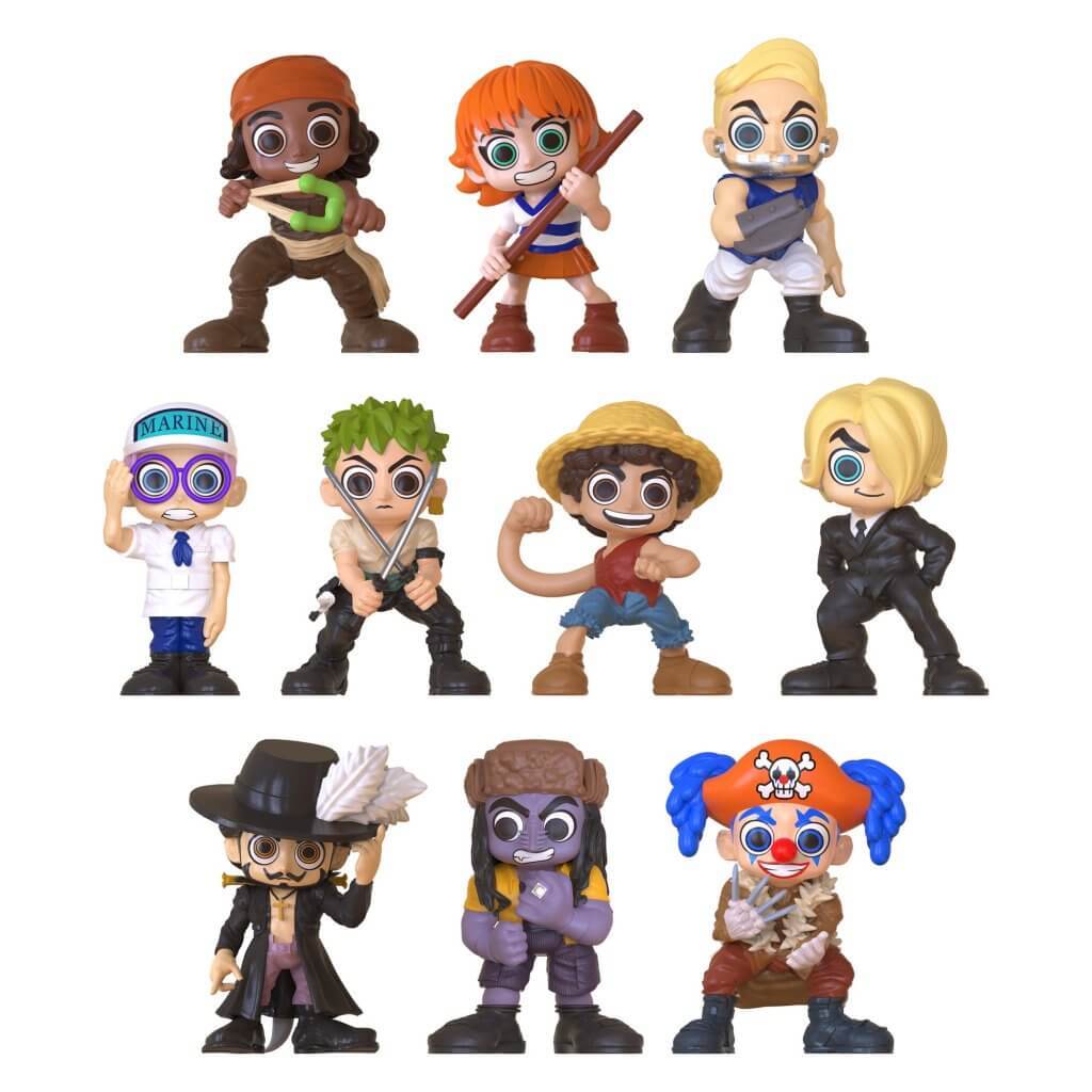 One Piece Anime Mini Figures Assortment - Collectible Action Figures for Fans, Display & Gift Giving