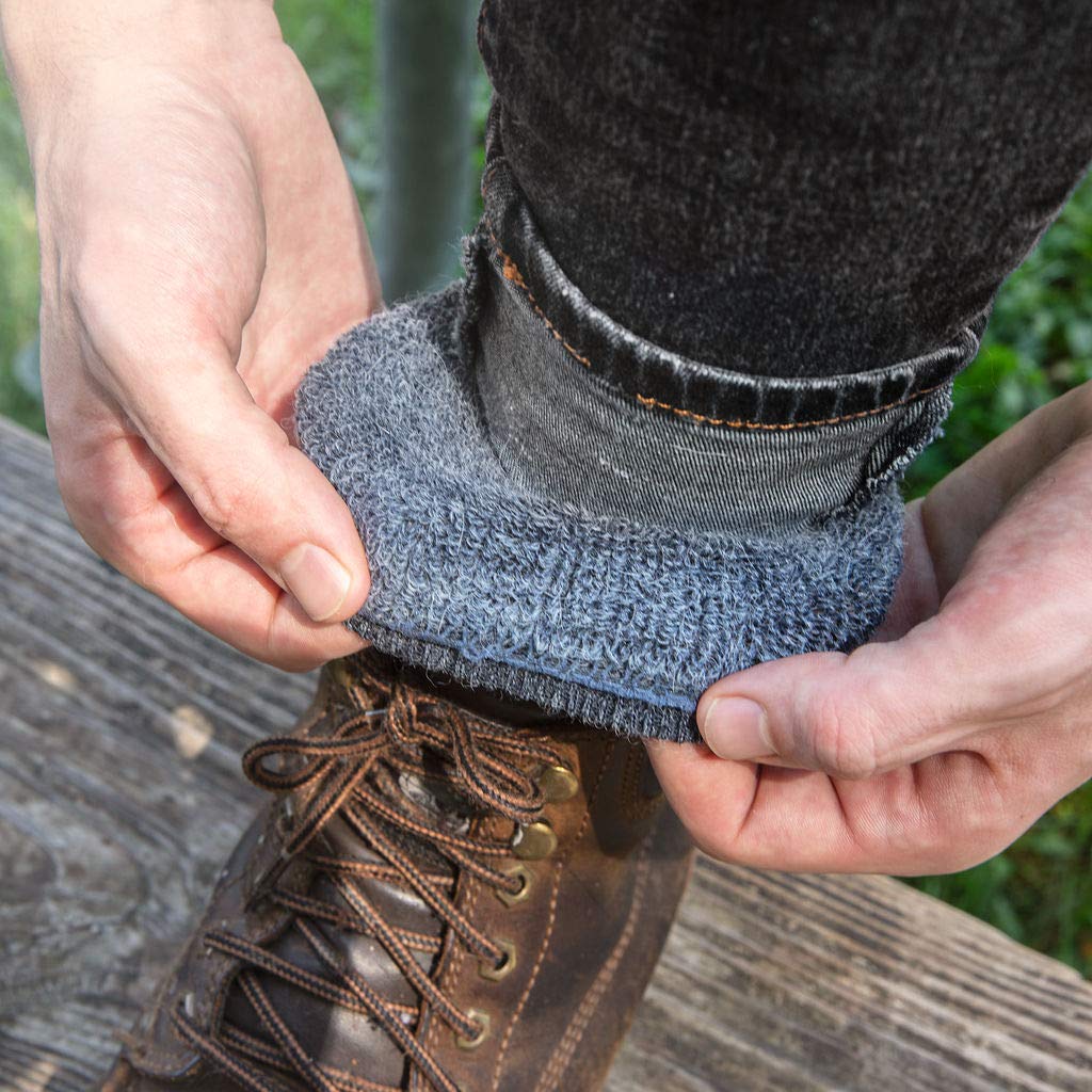 Premium American Mammoth Alpaca Wool Socks for Men & Women - Ultra Soft, Warm & Breathable Hiking & Dress Socks for Outdoor Adventures & Office Wear