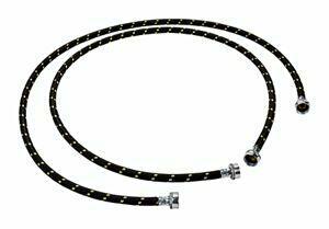 Amana 8212487RP Washer Fill Hoses - Black (2-Pack) - Compatible with Amana Washing Machines - Perfect for Laundry Room Replacements & Home Appliance Maintenance