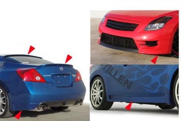 2008-2009 Nissan Altima Coupe 7-Piece Full Body Kit - KB12220CF - Upgrade Your Ride for Street Racing & Car Shows