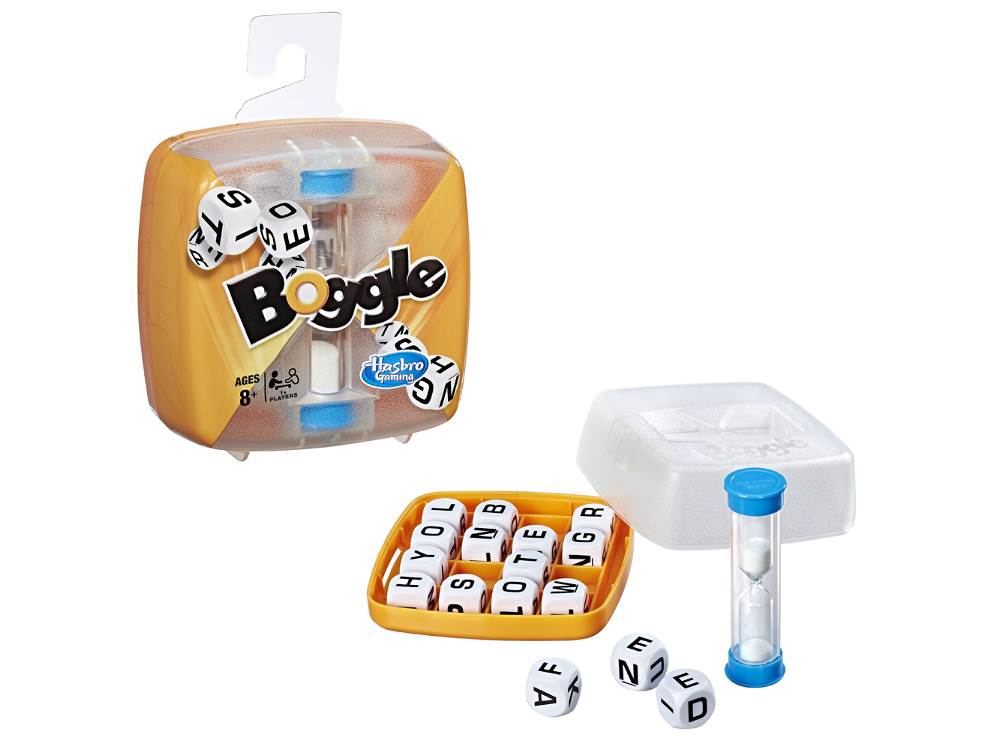 Boggle Classic Word Game in Durable Plastic Case - Fun Family Board Game for Parties, Travel & Educational Play