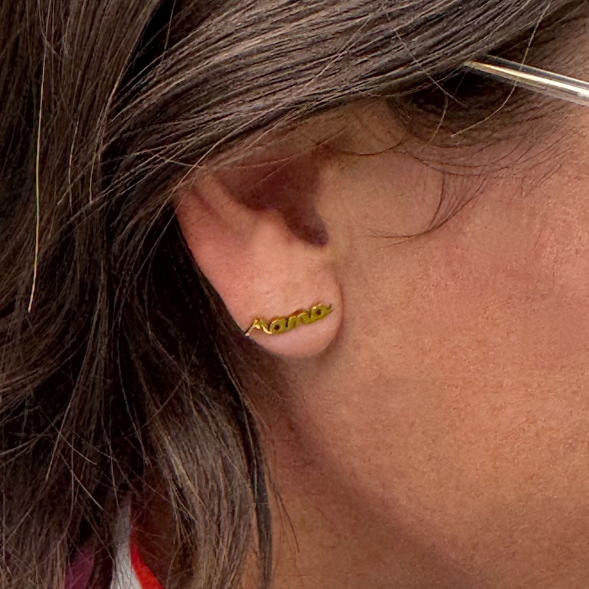 Mama Stud Earrings - Elegant Gold Plated Mother's Jewelry Gift for Women - Perfect for Everyday Wear, Special Occasions & Mother's Day