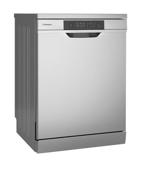 Westinghouse WSF6604XB 60cm 14 Place Settings Freestanding Dishwasher - Stainless Steel Energy Efficient for Large Families & Entertaining