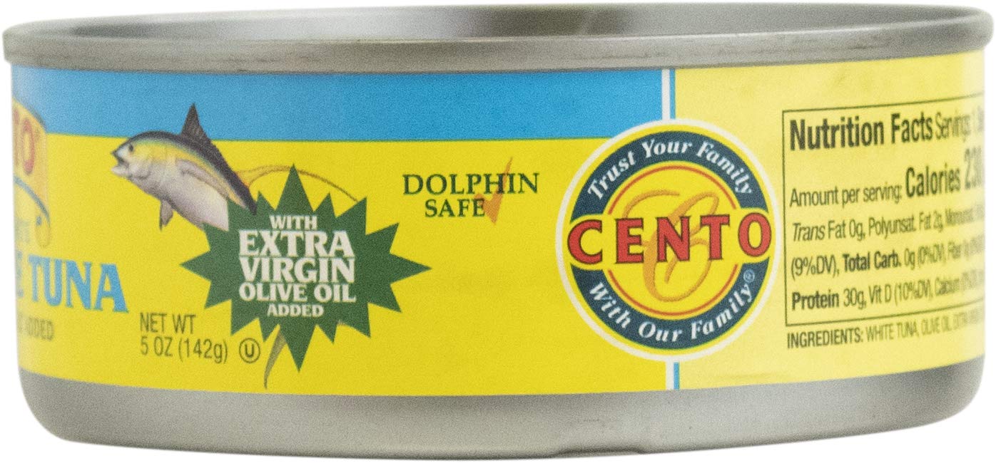 Premium Cento Albacore Tuna in Water, 5 oz (Pack of 24) - Wild Caught, High Protein, Keto & Paleo Friendly - Perfect for Salads, Sandwiches, and Meal Prep