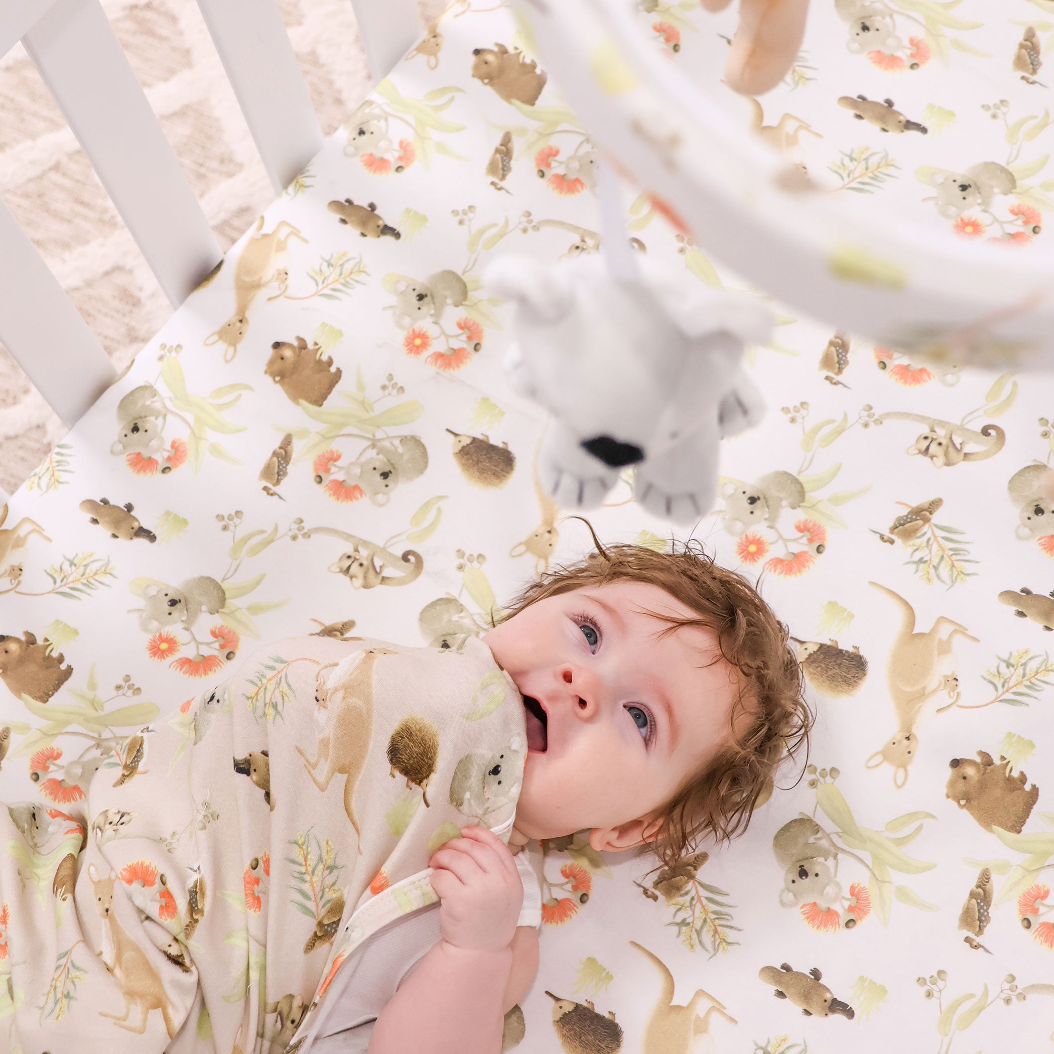 Australian Animals 2-Pack Jersey Wraps - Soft & Comfortable Baby Swaddle Blankets for Newborns - Perfect for Nursery, Photo Shoots & Gift Giving