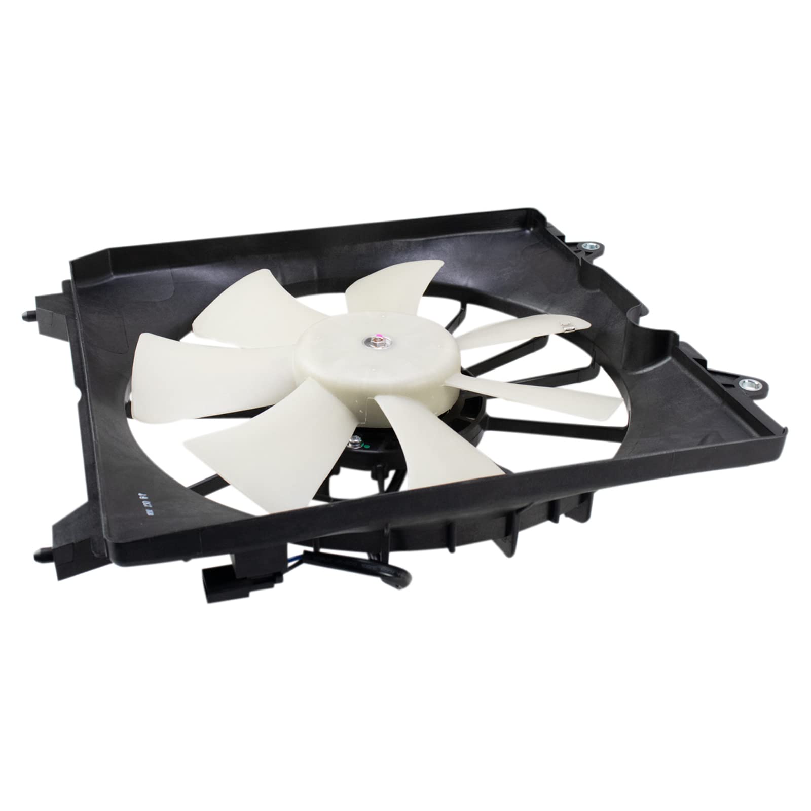 TRQ Radiator & A/C Condenser Cooling Fan Kit for 2013-2017 Honda Accord 2.4L - Perfect for Engine Cooling System Repair & Maintenance