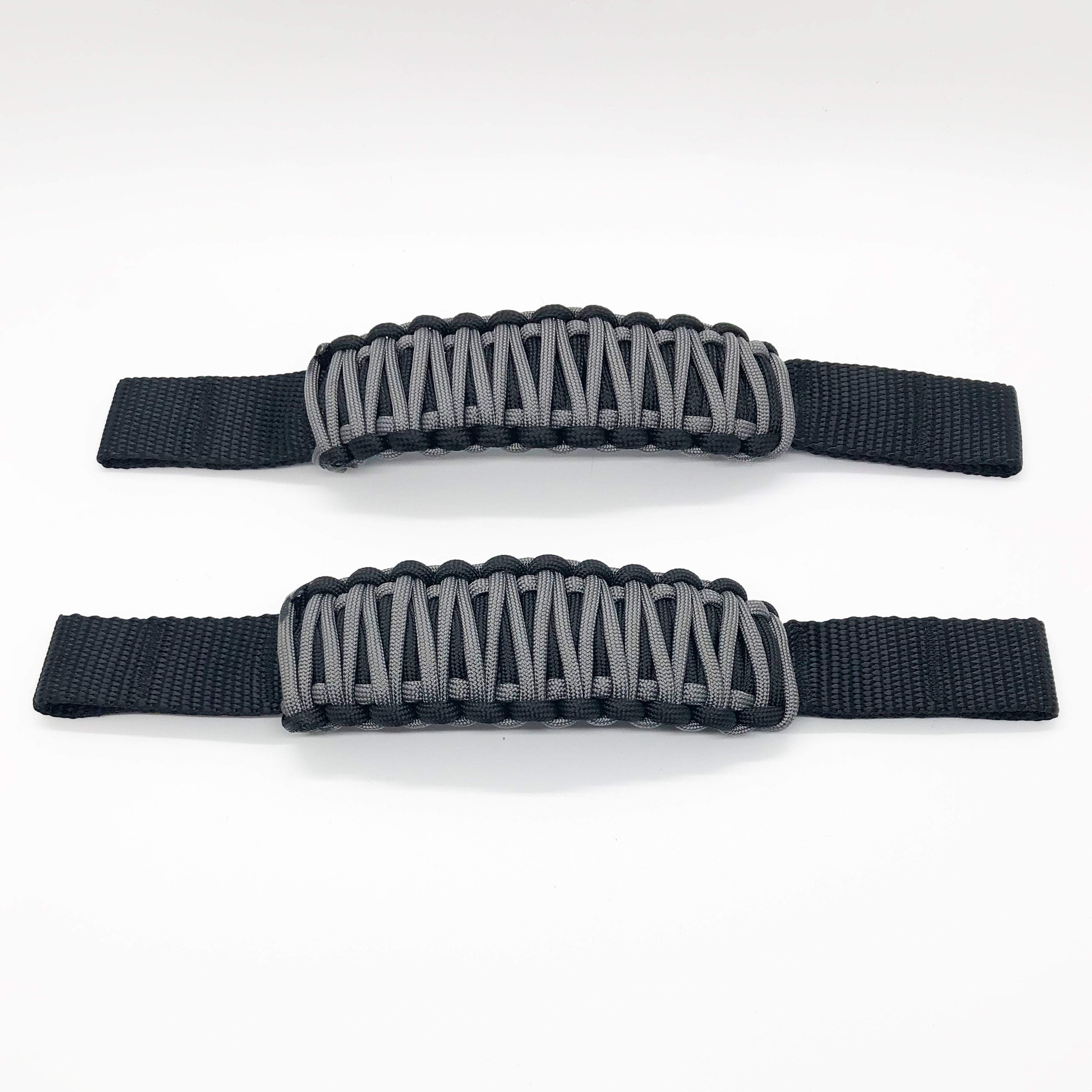 Adjustable Paracord Door Limiting Straps (2-Pack) for 1976-2023 Jeep Wrangler CJ, YJ, TJ, JK, JL & Gladiator Models | Heavy-Duty Off-Road Accessory | Perfect for Trail Riding & Open-Air Driving
