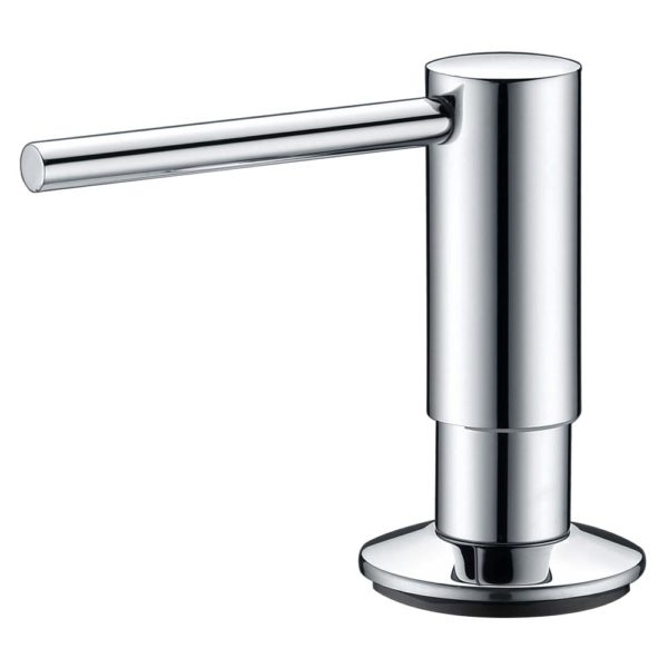 Hamat 170 2600 BWC Brushed White Copper Soap Dispenser with Pump & Bottle - Perfect for Kitchen, Bathroom, and Office Sink Areas