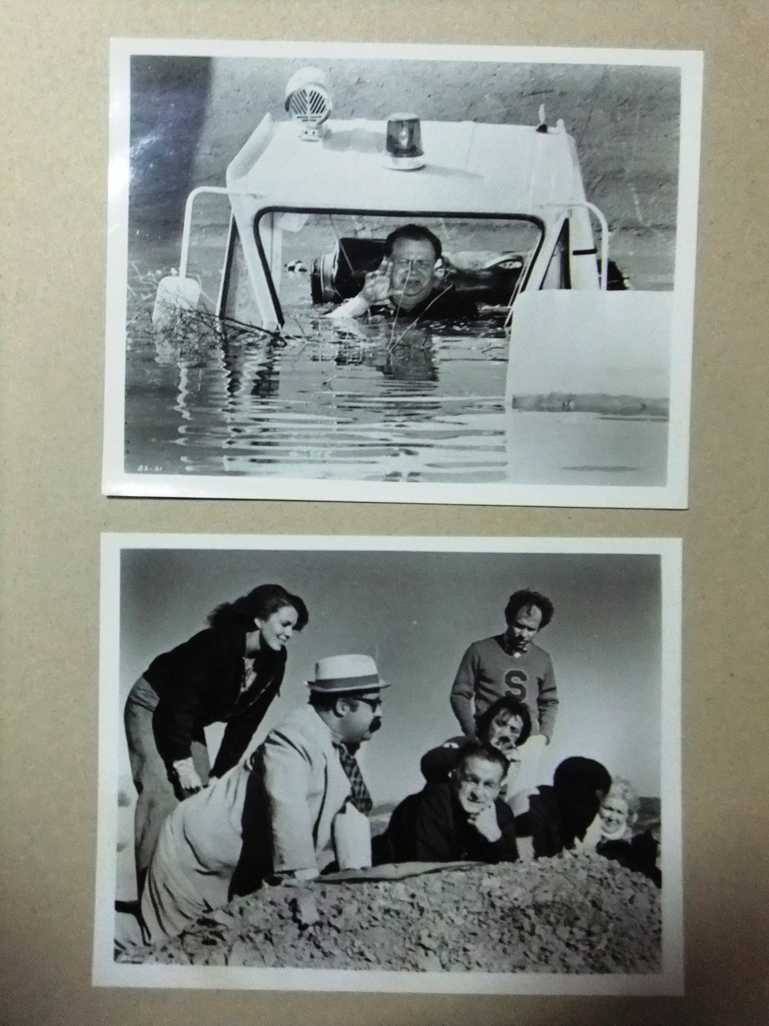 Original George Scott Bank Shot Movie Stills - Set of 11 Vintage 1970s Film Photography Collectibles for Movie Memorabilia Fans and Home Theater Decor