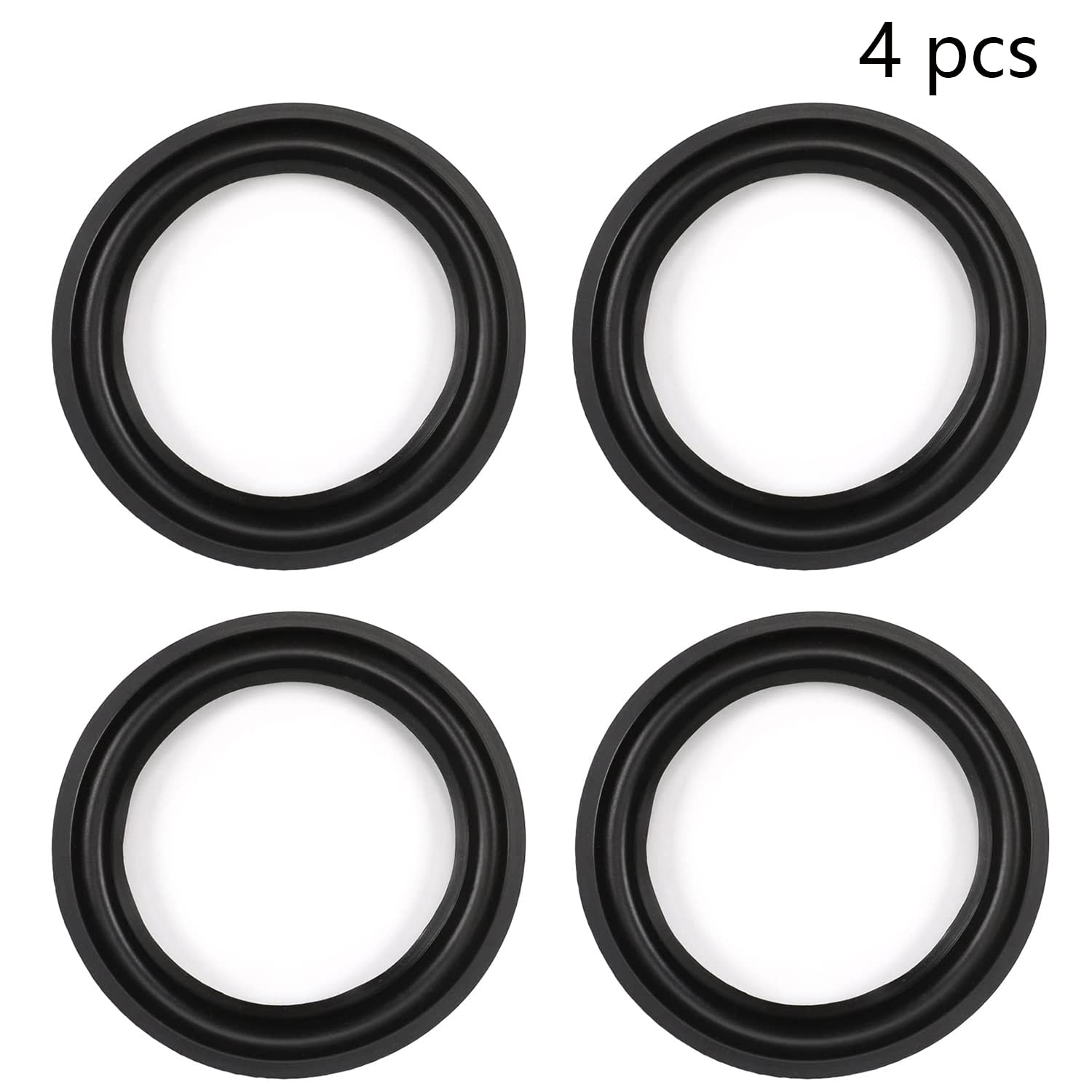 Fielect 4Pcs 7.7inch/195mm Speaker Edge Surround Rings Replacement Kit - High Quality Foam Speaker Repair Parts for DIY Audio Projects - Perfect for Home Theater, Car Audio, and Studio Monitor Speaker Repair