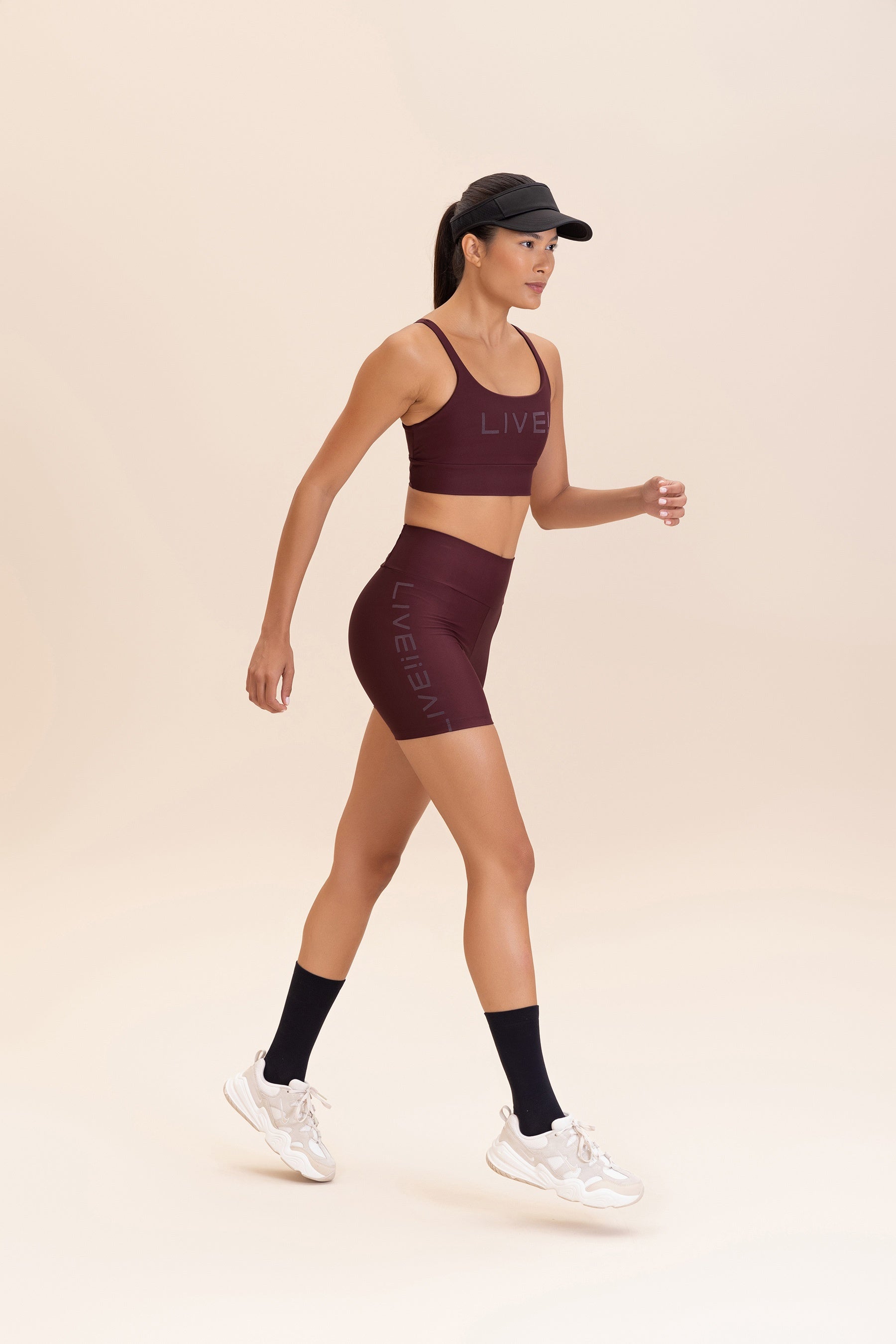 LIVE! Icon Sports Bra for Women - High Support Workout Top for Running, Yoga & Gym - Moisture Wicking & Breathable Activewear