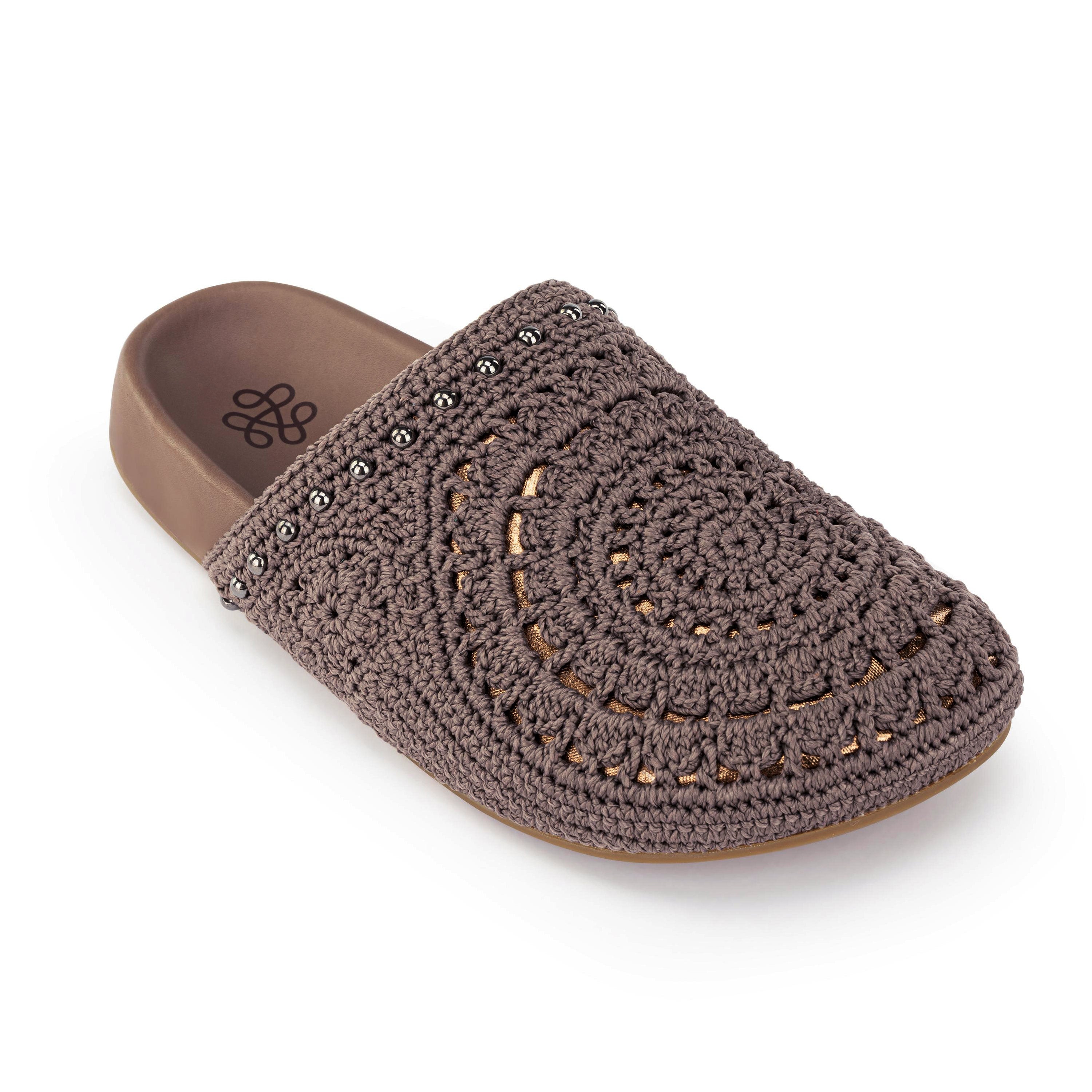 Bolinas Crochet Clogs for Women - Comfortable Handmade Summer Slide Sandals with Arch Support - Perfect for Beach, Pool, and Casual Outings
