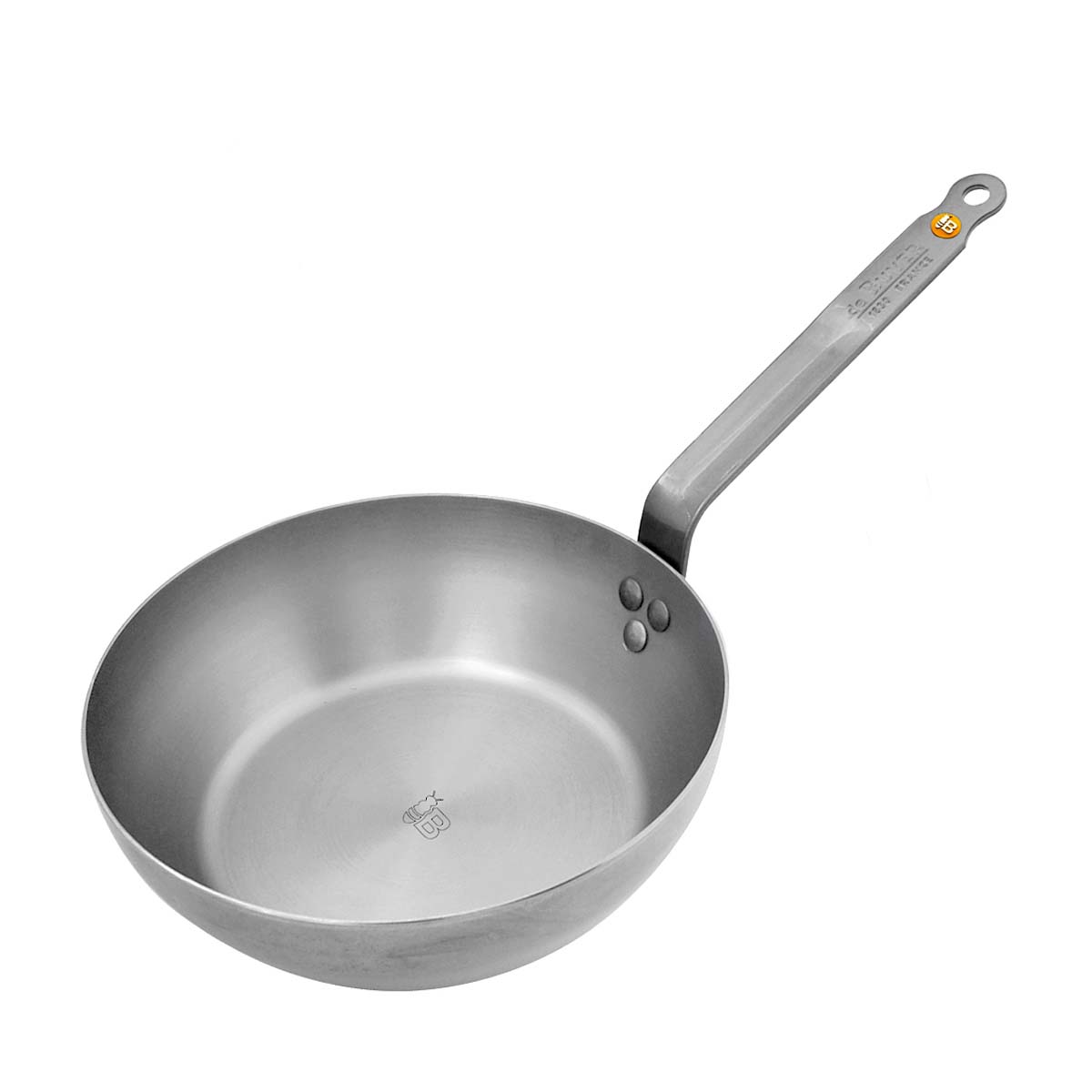 de Buyer Mineral B Seasoned Traditional Handle Iron Skillet 28cm - Perfect for Searing, Frying & Stir-Frying at Home