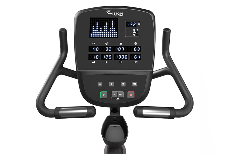 Vision R60 Recumbent Exercise Bike - Comfortable Indoor Cycling Bike for Home Gym, Low Impact Cardio Workout for Seniors & Rehabilitation - Perfect for Small Spaces & Physical Therapy