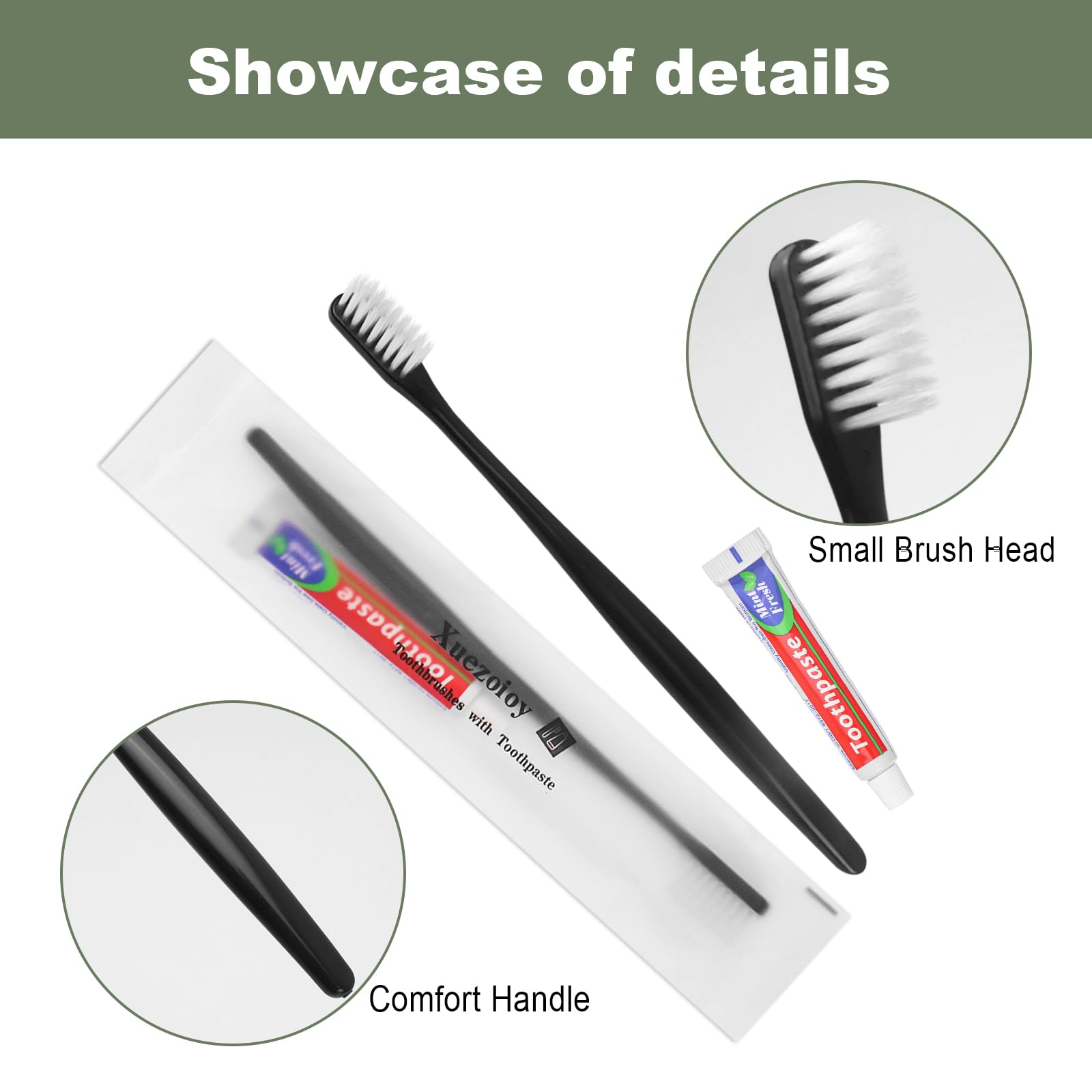 30 Pack Disposable Toothbrushes with Toothpaste - Individually Wrapped Travel Toothbrush Kit (10g Toothpaste Each) for Travel, Hotels, Airbnb, Shelters & Charity Donations - Bulk Hygiene Essentials for On-the-Go & Emergency Use