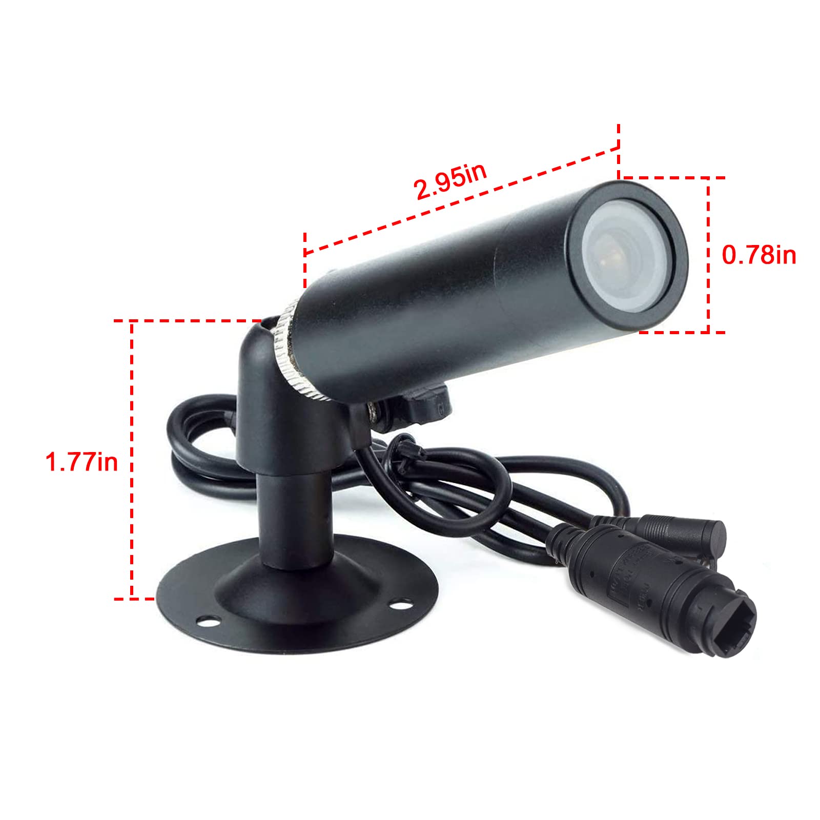 5MP HD IP Bullet CCTV Camera with 3.6mm Lens - Motion Detection, Night Vision & Weatherproof Security Camera for Home/Office Surveillance (Indoor/Outdoor Use)