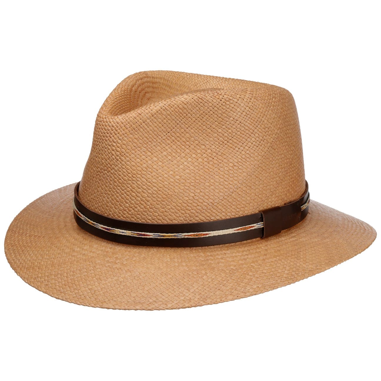 Stansfields Panama Hat by Bailey 1922 - Premium Straw Fedora Hat for Men & Women - Sun Protection & Summer Style - Perfect for Beach, Travel, and Outdoor Events