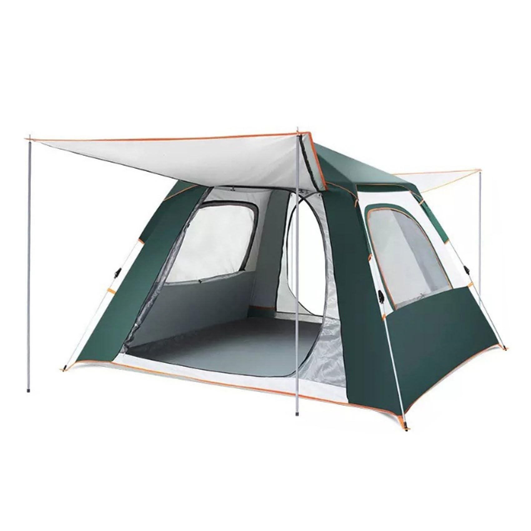 Waterproof Pop-Up Camping Tent for 3-4 People - Quick Setup, Lightweight & Portable with Carry Bag - Perfect for Outdoor Adventures, Hiking, Festivals & Beach Trips