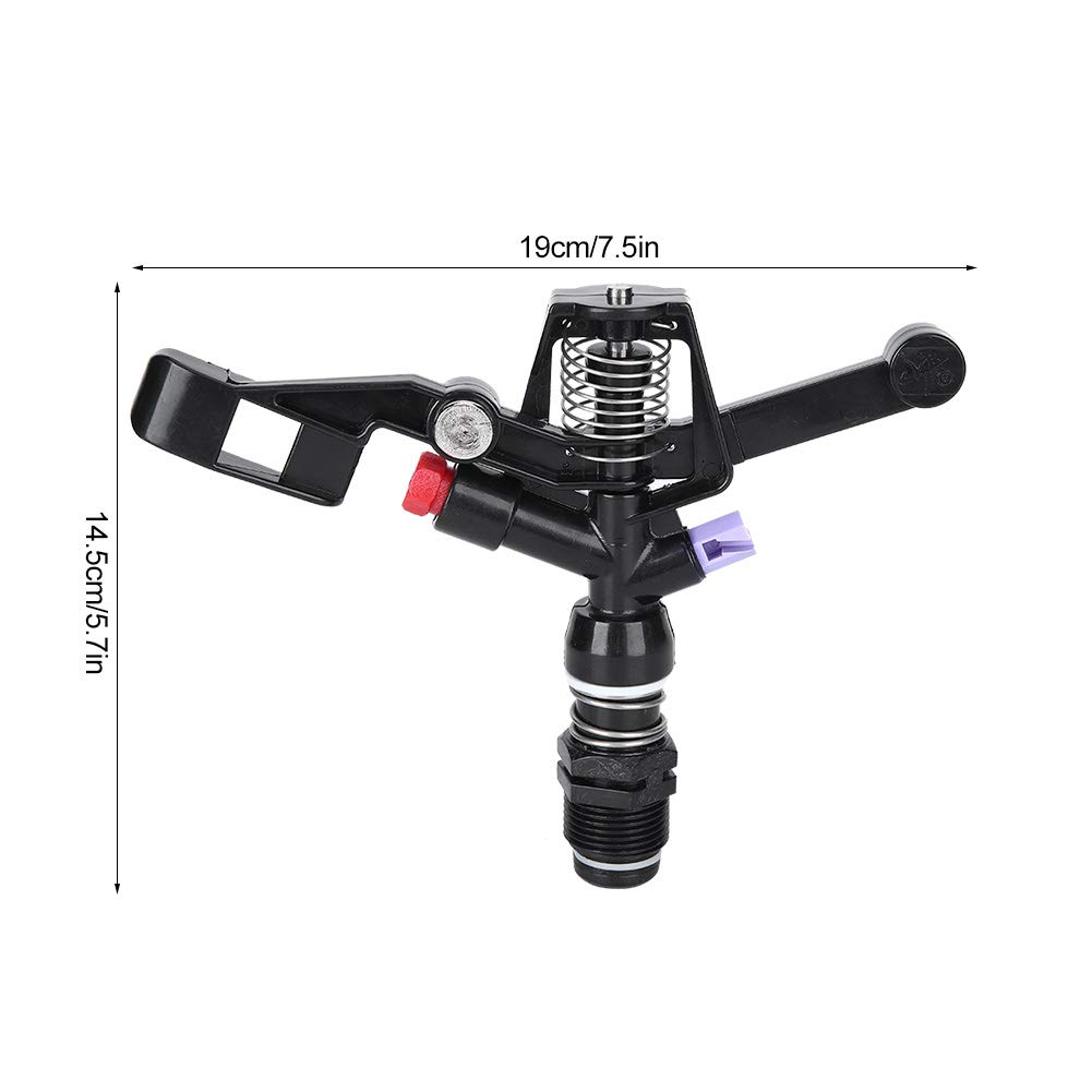 Rotating Irrigation Nozzle - Adjustable Water Sprinkler for Garden, Lawn, Farmland, and Forest Seedlings | Perfect for Wheat Fields, Tea Gardens & Agricultural Watering Systems