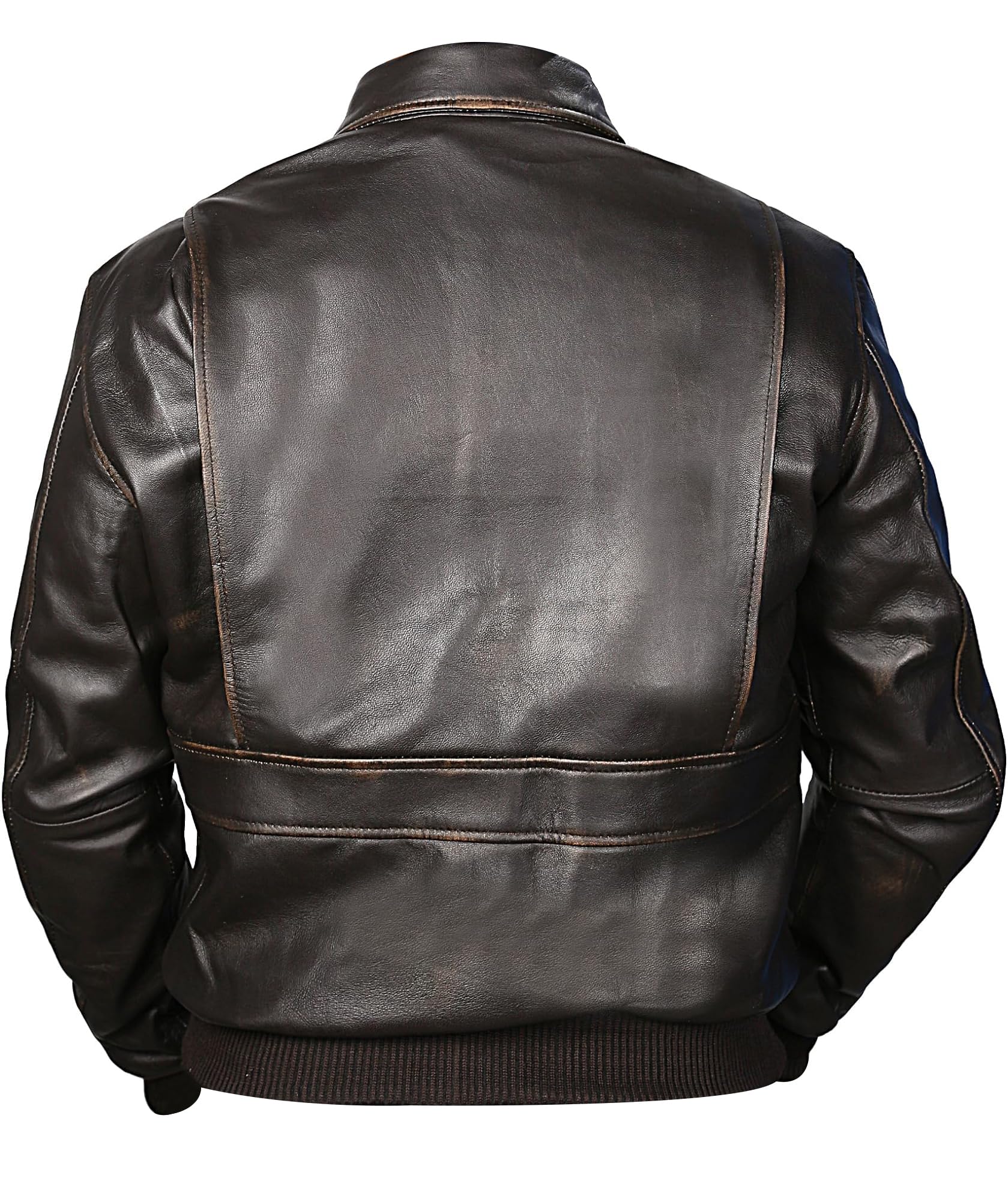 **Indiana Jones Jacket - Genuine Brown Leather A2 Bomber Jacket - WW2 Pilot Aviator Coat with Sheepskin Lining - Perfect for Cosplay, Halloween & Vintage Fashion**