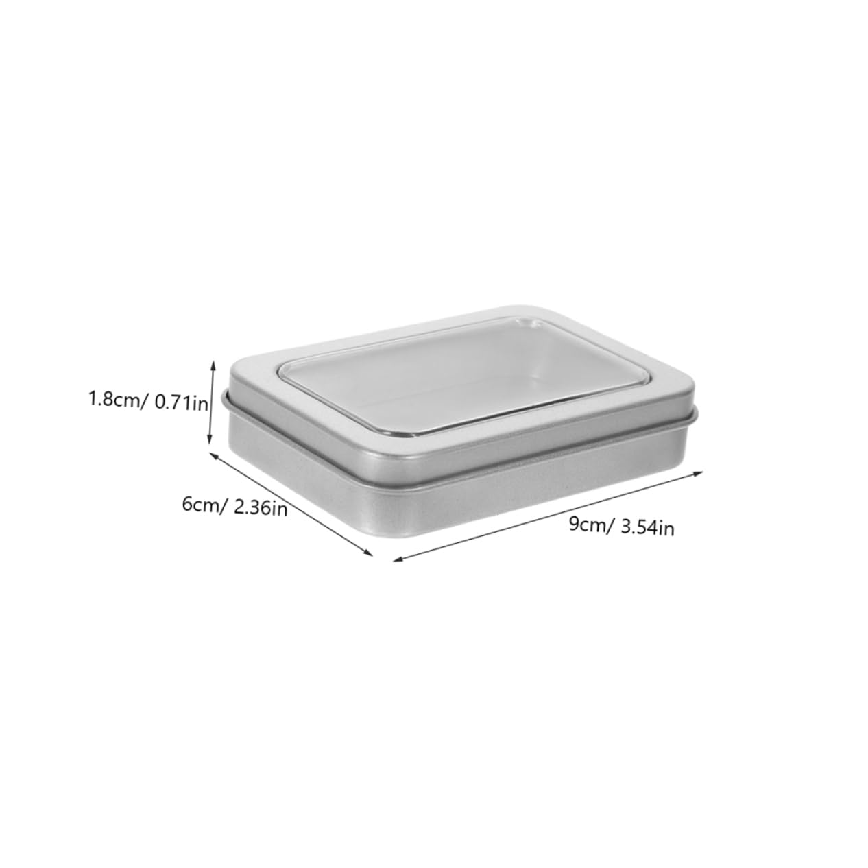 BCOATH Modern Game Card Storage Box Set - Durable Metal Playing Card Holder with Window for Organizing MTG, Pokemon, Yugioh Cards - Perfect for Collectors & Gamers