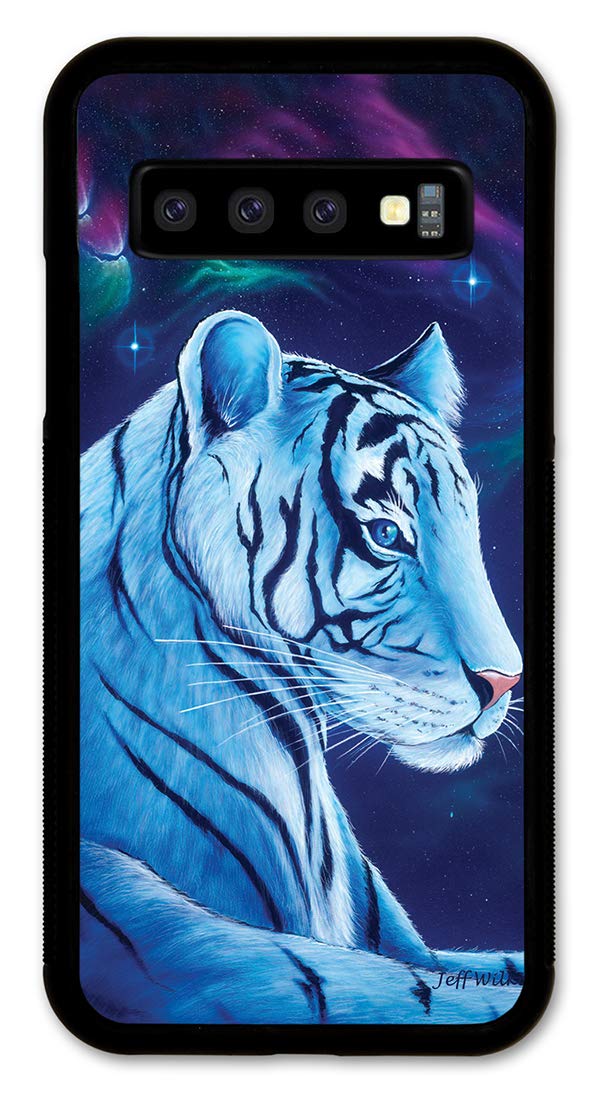 Slim Samsung Galaxy S10+ Phone Case - White Tiger for Daily Protection