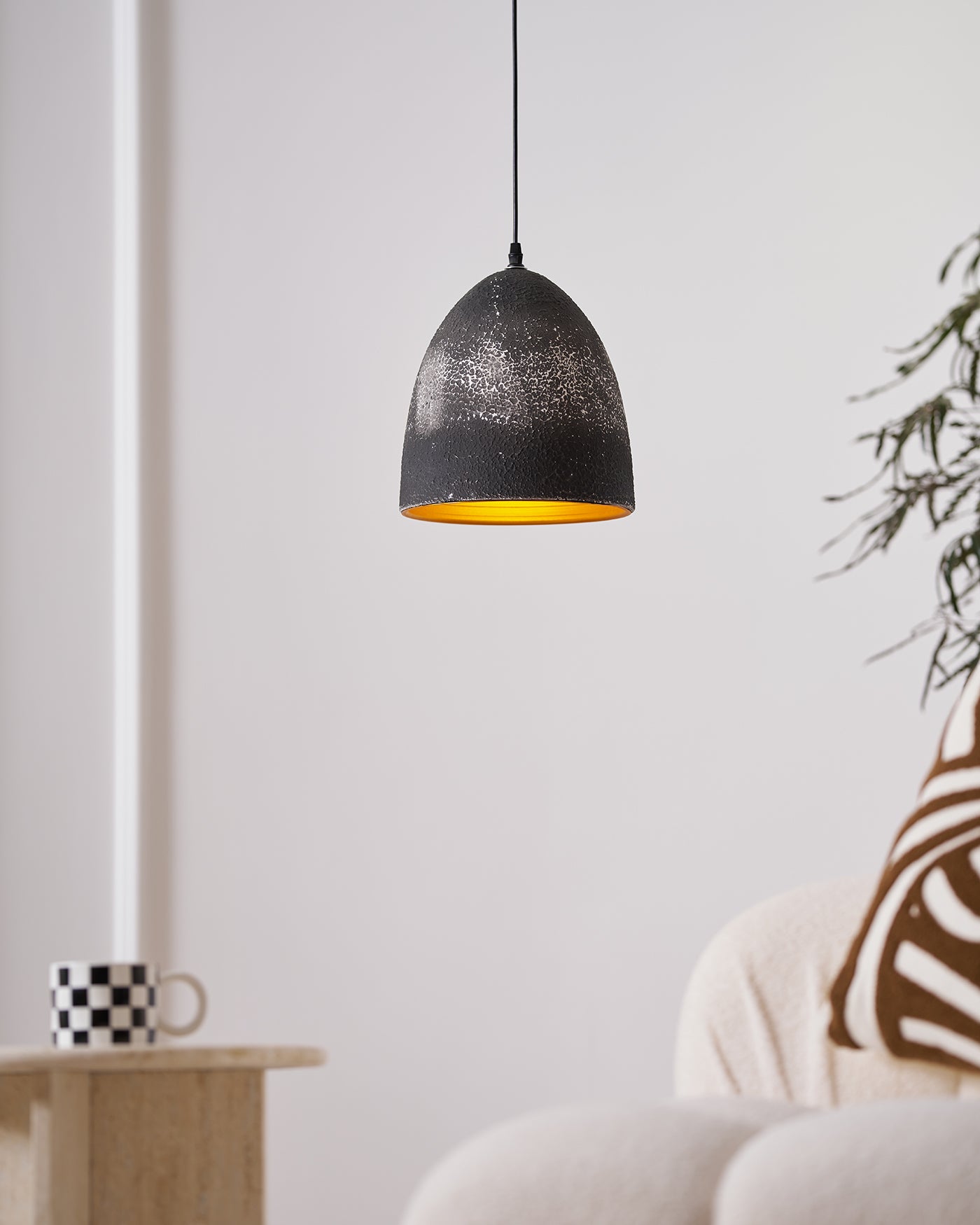 Elegant Midnight Pendant Light - Modern Black Ceiling Hanging Lamp for Dining Room, Kitchen Island & Bedroom Decor