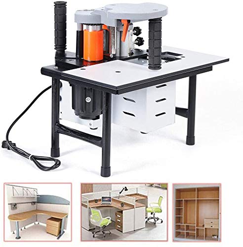 Portable Woodworking Edge Banding Machine - 0.3-3mm Thickness, 10-60mm Width Adjustable for Bevel, Curve & Straight Edges | Perfect for DIY Furniture, Cabinets & Home Renovation Projects