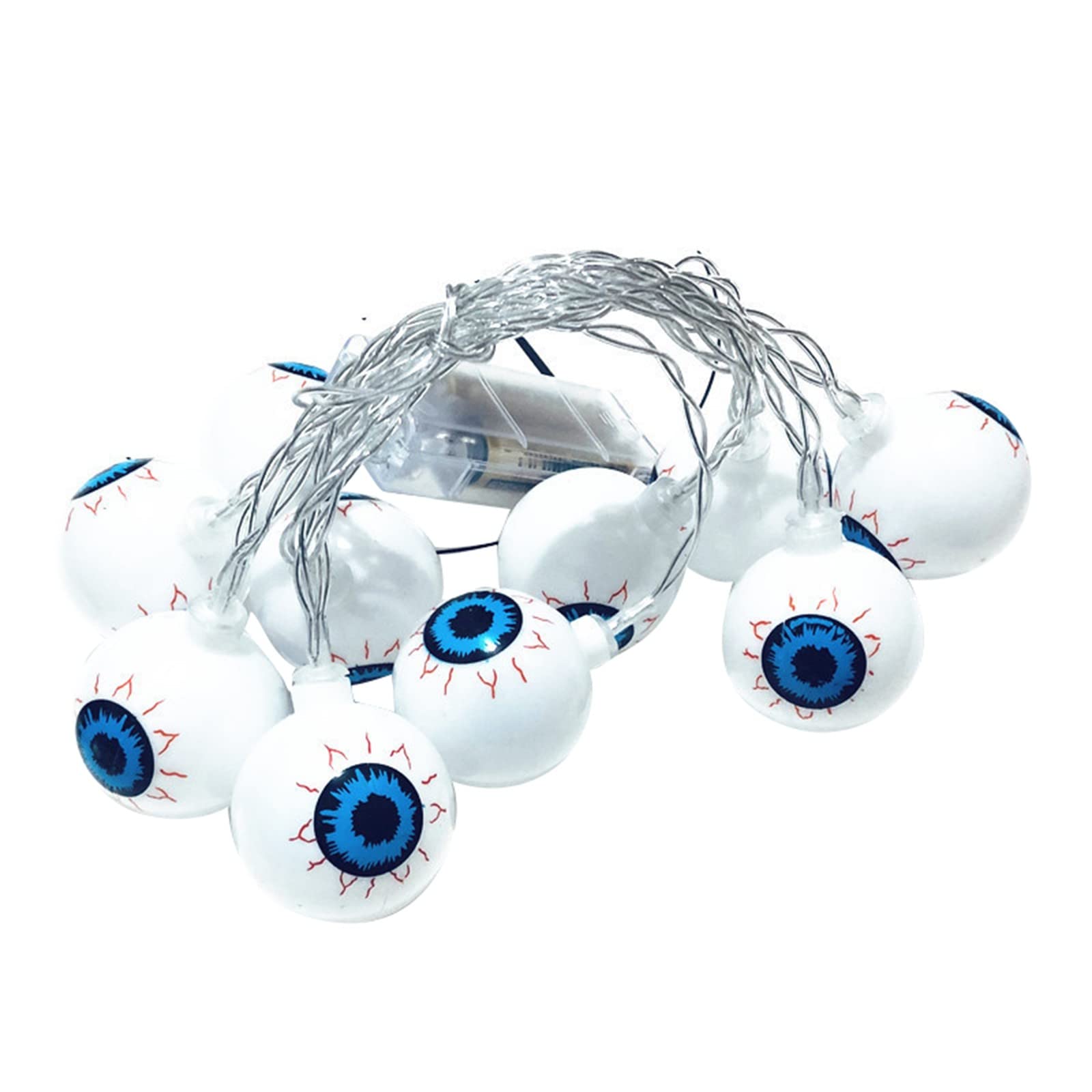 CLVELLI LED Plastic Halloween Decorative Light String - Colorful Fairy Lights for House, Courtyard, Party & Bedroom Decor - Spooky Atmosphere Lighting for Kids Room, Festival & Holiday Decorations (Crown Shape, One Size) - Perfect for Halloween Parties, Christmas Decor, Birthday Celebrations & Cozy Bedroom Ambiance