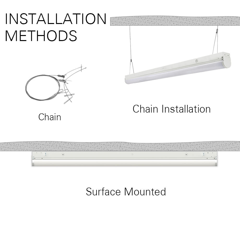 T Bar Aircraft Cable for SL0202 Series LED Strip Light Fixture - Durable Hanging Solution for Home & Commercial Lighting Installations