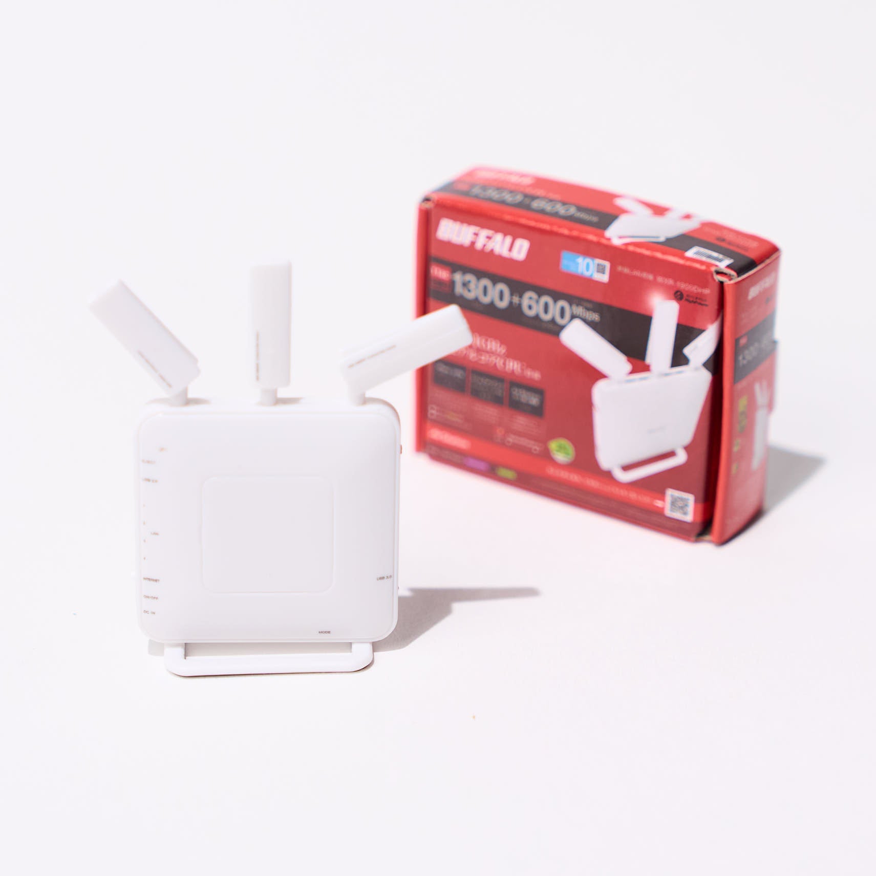 Buffalo Compact Palm-Sized Wi-Fi Router - Portable Wireless Internet Device for Travel, Home & Office Use | Fast & Reliable Connection