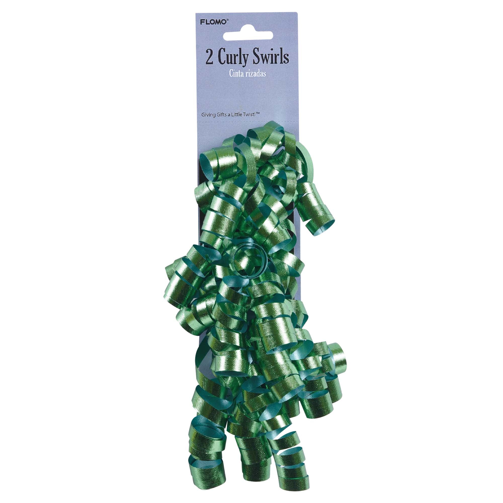2 Pack Holiday Embossed Curling Ribbons for Gift Wrapping - Perfect for Christmas, Birthday Presents & Party Decorations