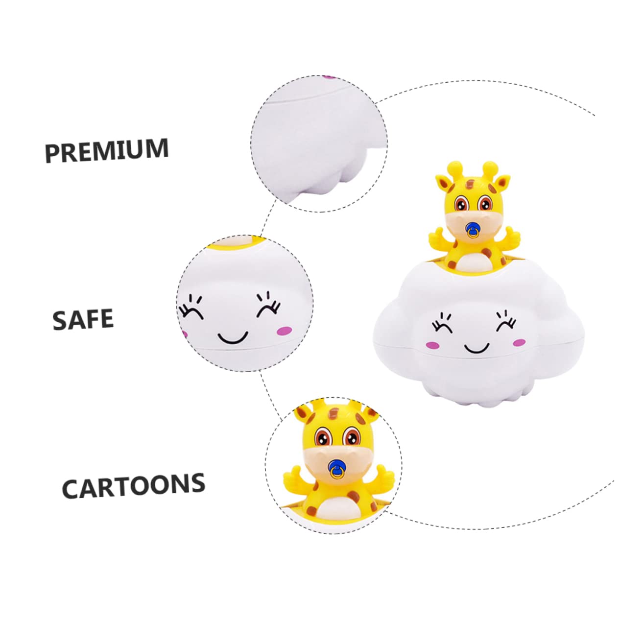 6 Pcs Kids Water Toys - Fun Bath Sprinklers & Swimming Sprayers for Toddlers, Colorful Waterfall Bathing Toys for Pool & Beach Playtime
