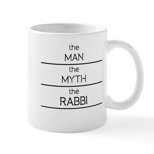 White - The Man The Myth The Rabbi Mugs