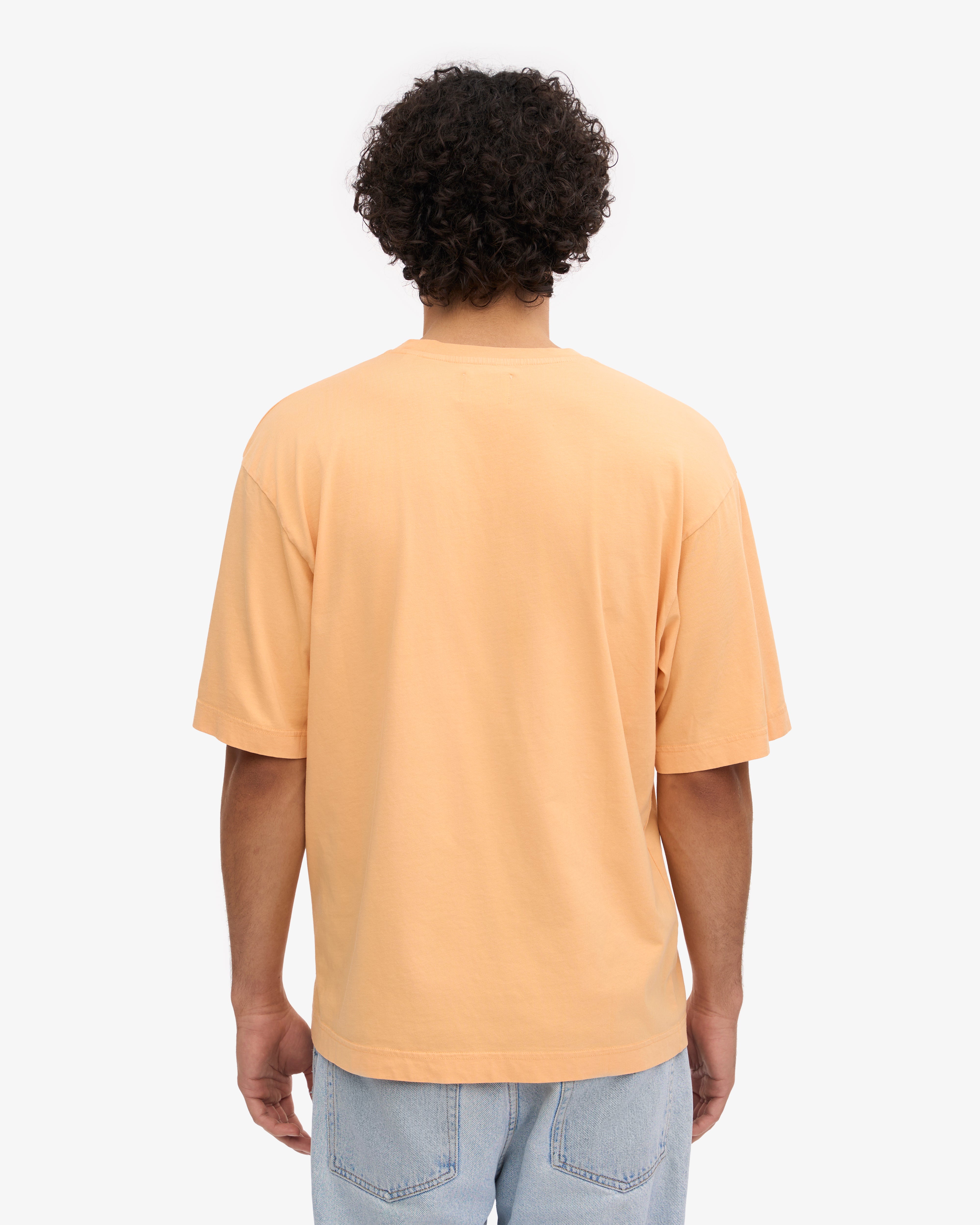 Organic Oversized T-Shirt for Women - Soft & Comfortable Sandstone Orange Cotton Tee - Perfect for Casual Wear, Loungewear & Everyday Outfits