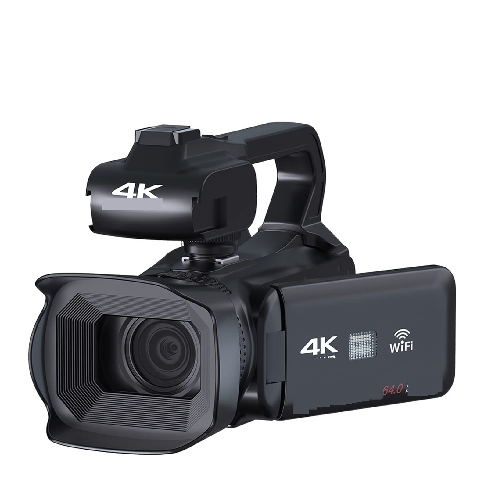 BODORME 4K Professional Camcorder with 18X Zoom - 64MP Digital Video Camera, 4