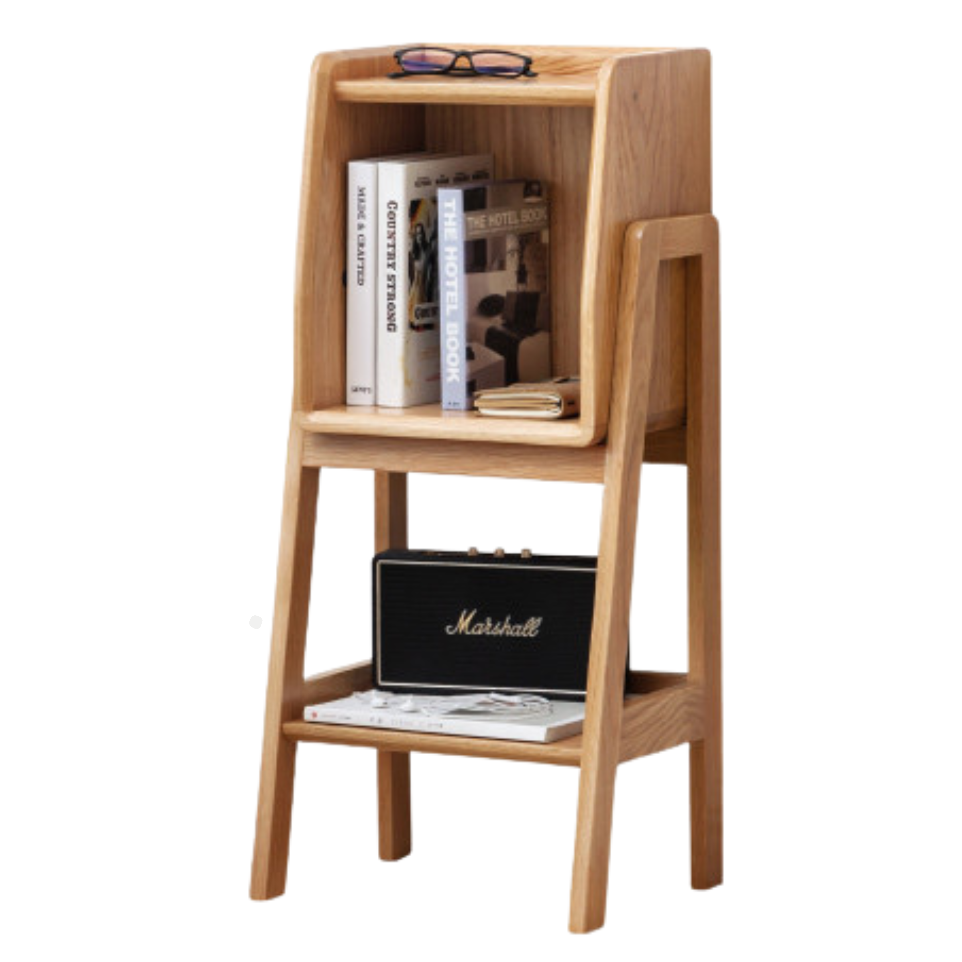 15x11x32.7 inch / 38x28x83сm /  Natural wood color / low side cabinet with side guard