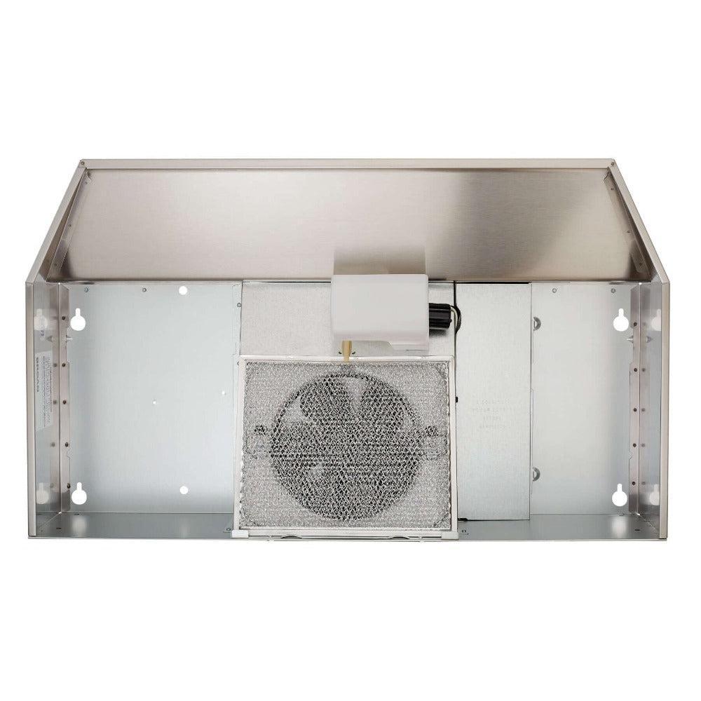 Broan F40000 Series 36-Inch Two-Speed 4-Way Convertible Under Cabinet Range Hood in Stainless Steel (F403604) - Perfect for Kitchen Ventilation and Smoke Removal