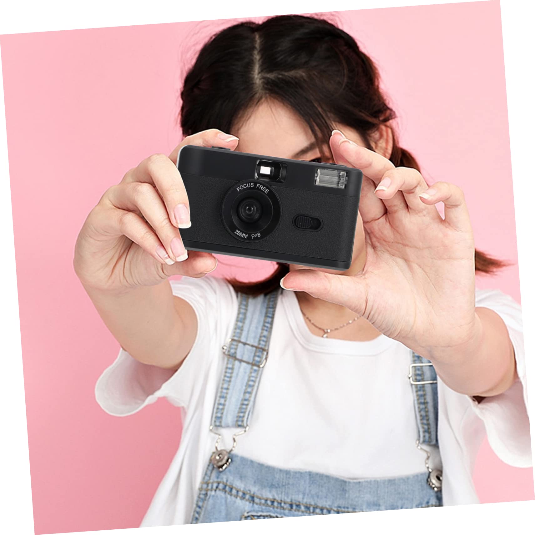 OSALADI 2 Pack Retro 35mm Film Camera - Vintage Reusable ABS Plastic Camera, No Battery Required | Perfect for Travel, Parties & Family Memories