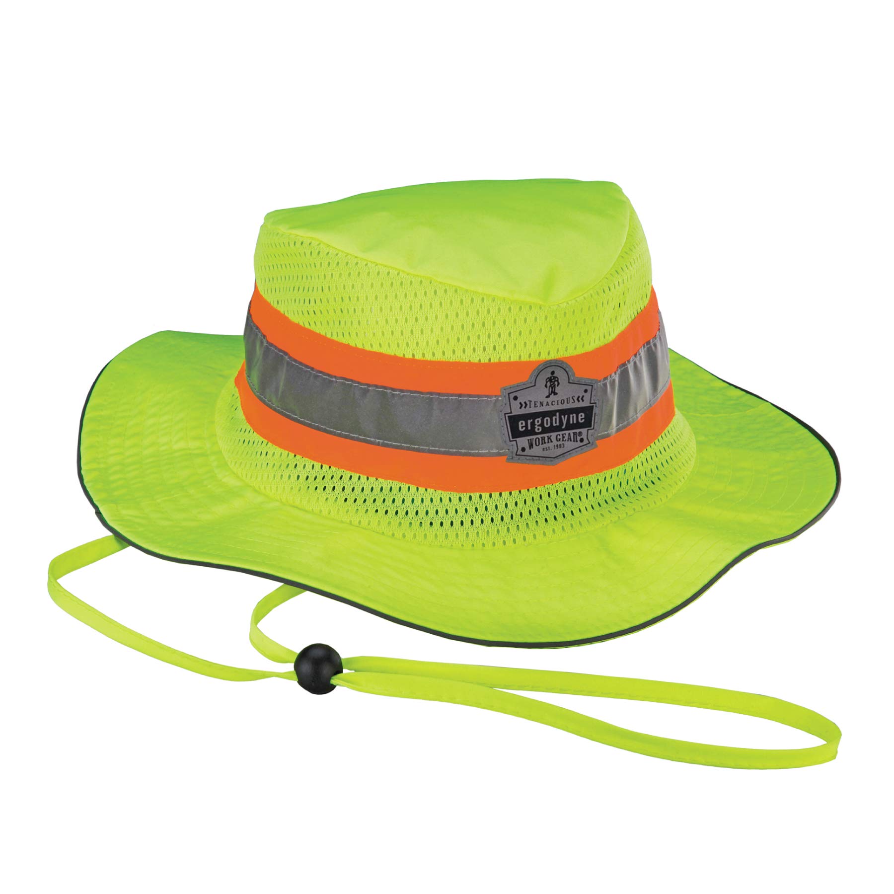 Ergodyne Unisex Adult Baseball Cap - Adjustable Lime Green Hat for Men & Women, Small-Medium Size | Perfect for Outdoor Sports, Running, Hiking & Casual Wear