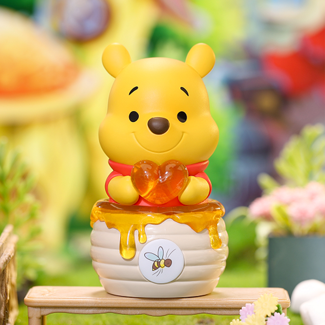POP MART Winnie The Pooh Series Collectible Vinyl Figures - Cute Disney Cartoon Character Toys for Home Decor, Office Display & Gift Giving
