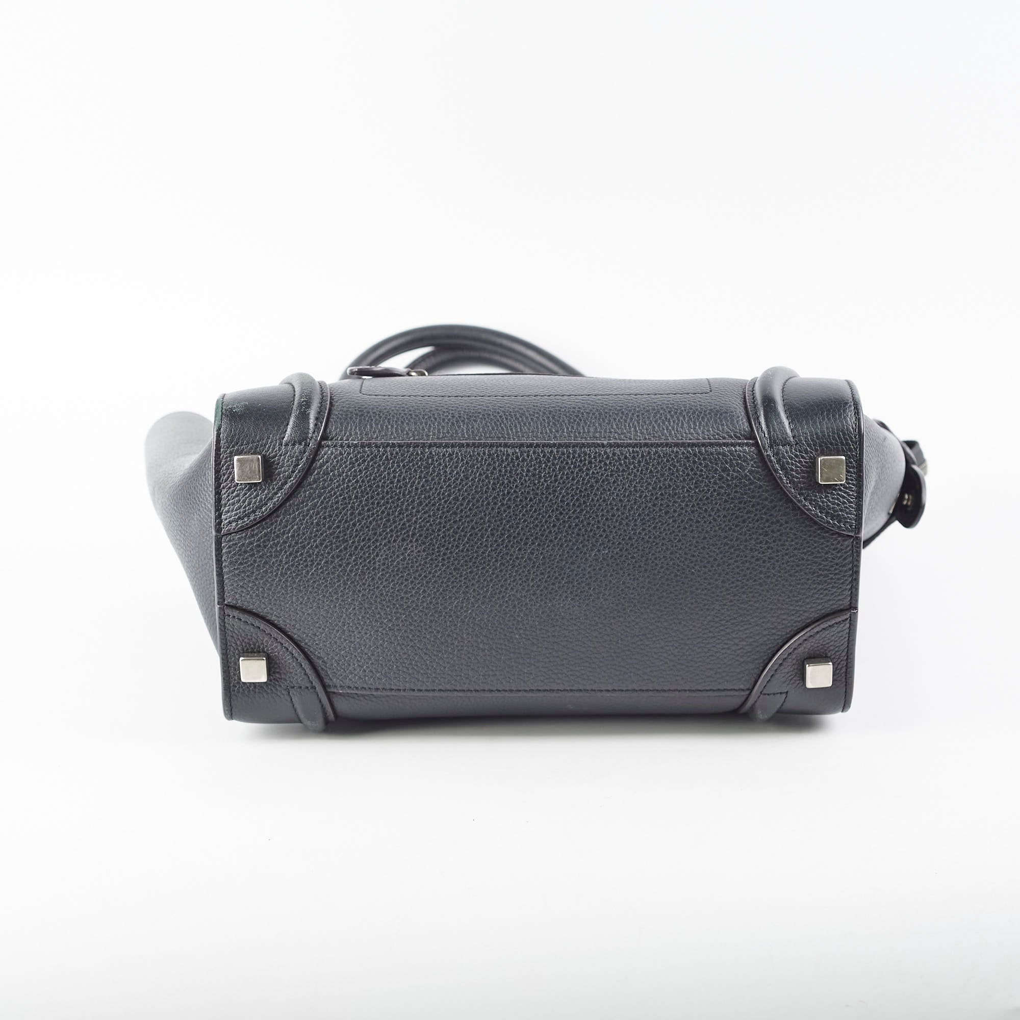 Celine Micro Luggage Black Leather Crossbody Bag - Stylish & Compact Handbag for Women, Perfect for Work, Travel & Everyday Use