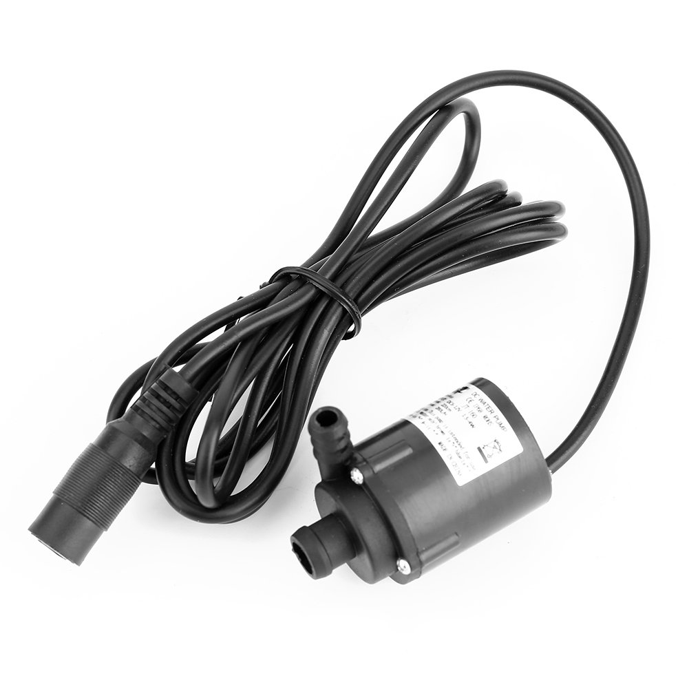 LetCart Mini Water Pump for Aquarium, Ultra Quiet Submersible Brushless DC 6V 12V Oil Water Pump - Perfect for Fish Tanks, Ponds, Fountains & Hydroponic Systems
