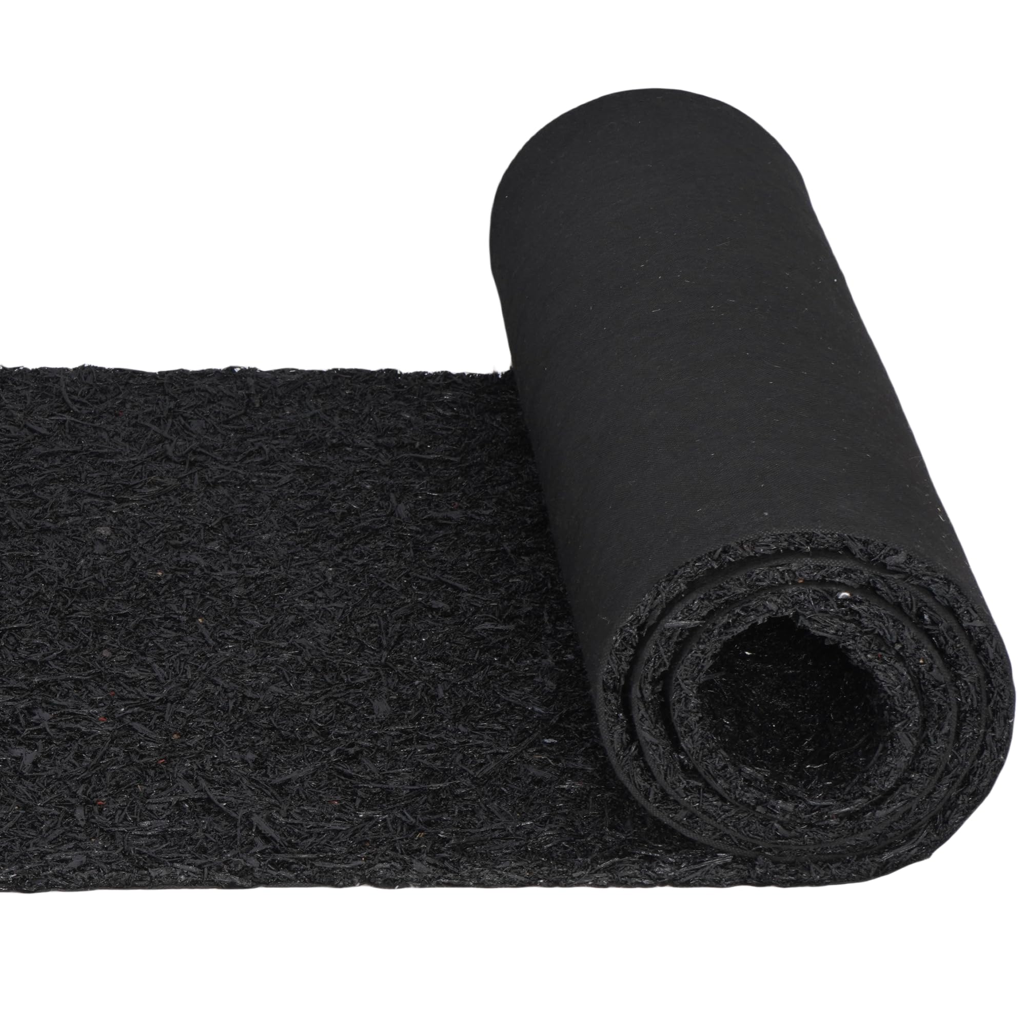 8'x2' Black Rubber Mulch Mat - Garden Barrier & Edging for Landscaping