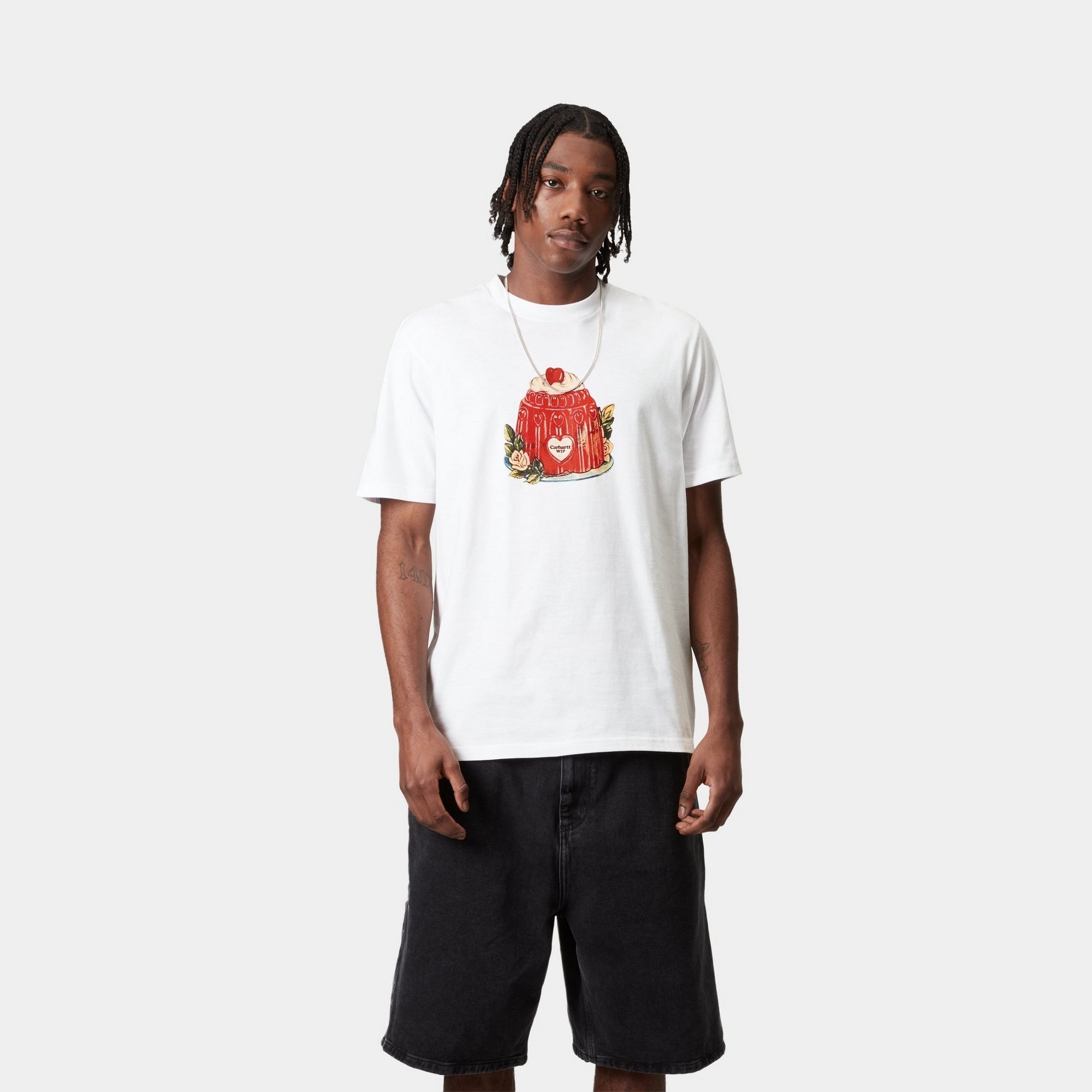Premium White Pudding T-Shirt for Men & Women - Soft Cotton Comfort Fit Tee - Perfect for Casual Wear, Outings & Everyday Fashion