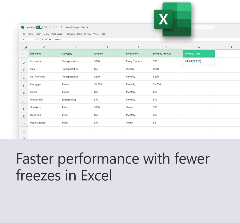Microsoft Office Home 2024 - Word, Excel, PowerPoint | Includes Bitdefender Antivirus Plus & VPN for Windows | Perfect for Home, Office & Remote Work Productivity